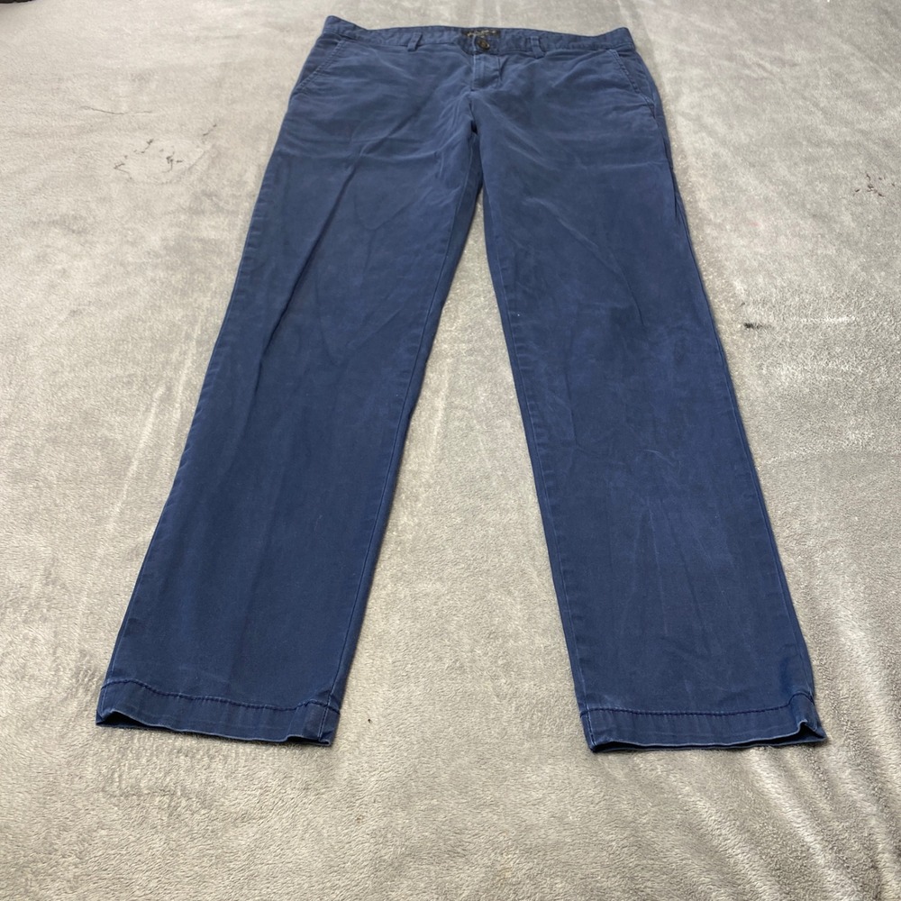 Banana Republic Chino Pants Mens 34x34 Navy Skinny Lived-In Chino Basic Stretch